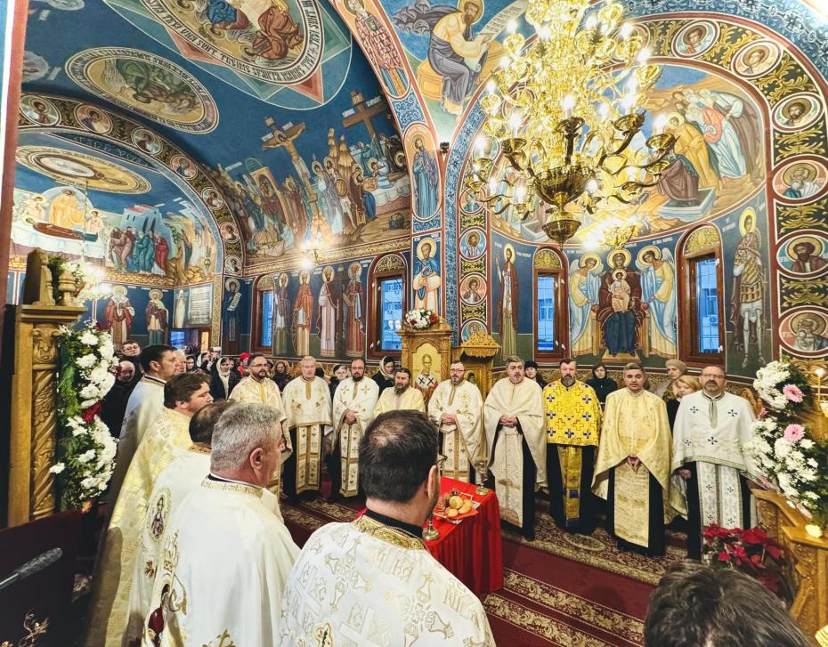 2025 - slujba Vecerniei si a Litiei cu prilejul hramului bisericii spitalului