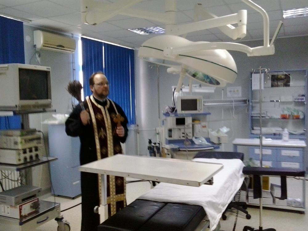 Binecuvântarea din ajunul Bobotezei a personalului medical şi a pacienţilor creştini  - 4 ianuarie 2014